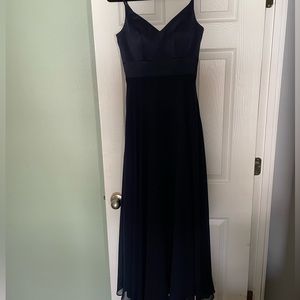 Navy Blue Prom/Bridesmaid Dress